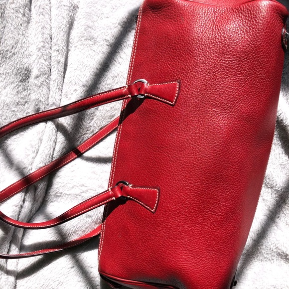 Salvatore Ferragamo Red Handbag Purse - Picture 3 of 10